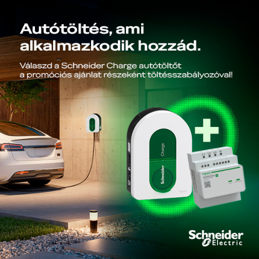 Schneider Electric- Autótöltés, ami alkalmazkodik hozzád - most kihagyhatatlan áron